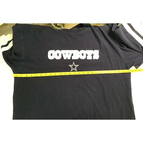COWBOYS AUTHENTIC APPAREL-MENS BLUE COTTON GRAPHIC LONG SLEEVE SHIRT SIZE XL - Picture 5 of 6